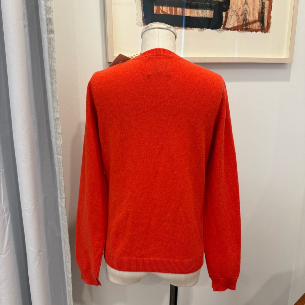 Jumper1234 Boyfriend Split Crew in Geranium - Picture 6 of 7